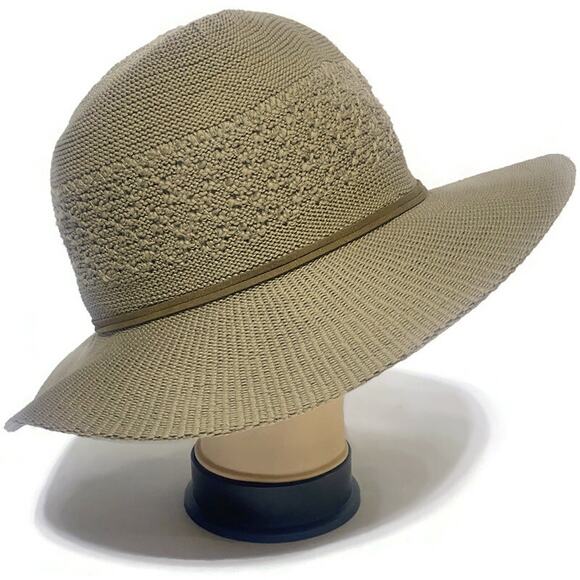 David and Young D&Y Floppy Brown Panama Hat Packable Wide Brim - Picture 4 of 8
